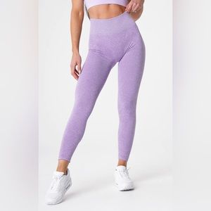 NVGTN LILAC SNAKESKIN SEAMLESS LEGGINGS